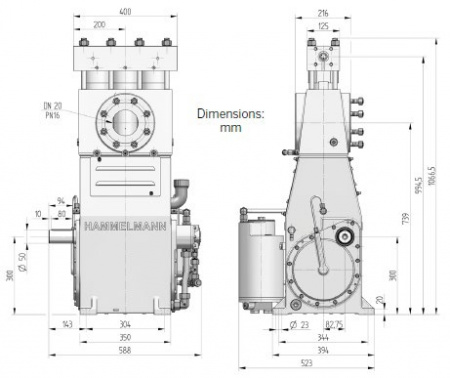 Процессный плунжерный насос HAMPRO 140 Hammelmann
